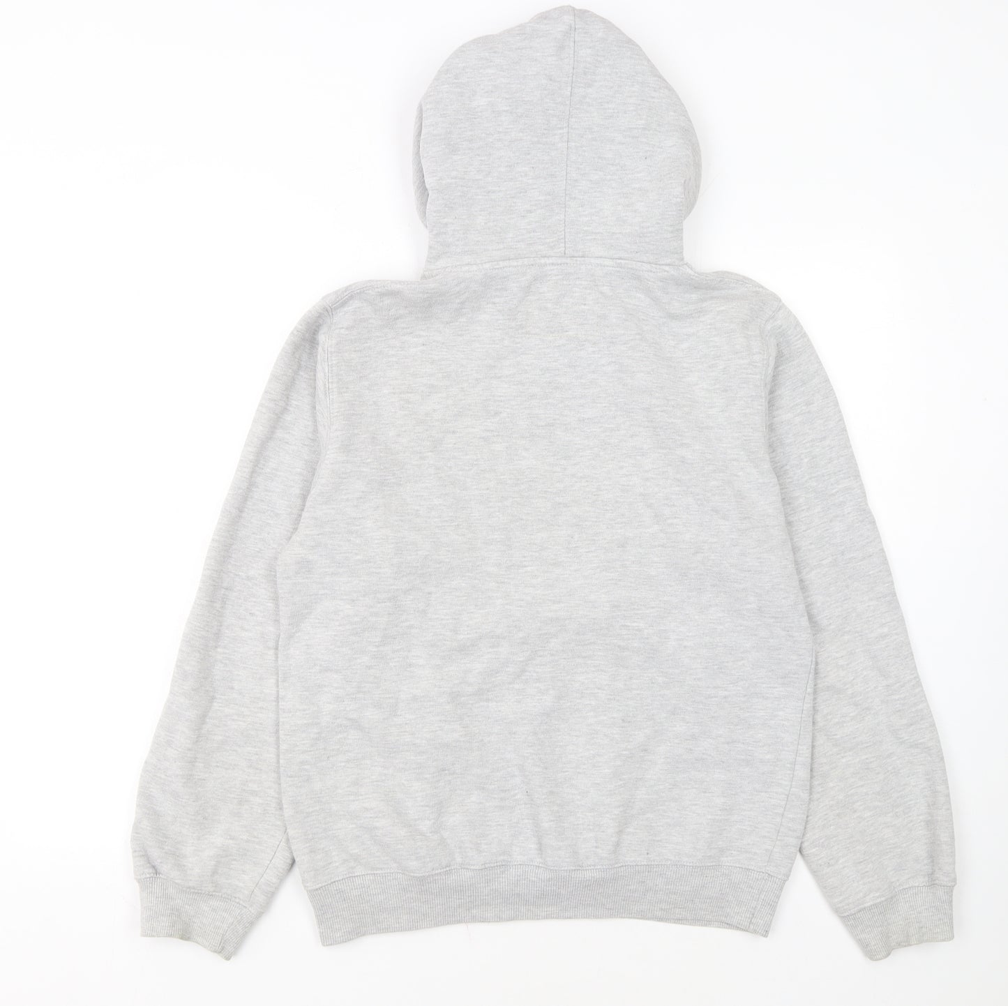 Hard Rock Cafe Men's Grey Pullover Hoodie Medium Music Logo Sweatshirt