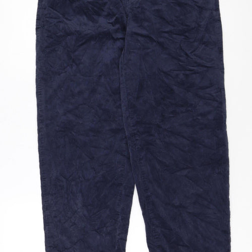 Marks and Spencer Women’s Blue Corduroy Chino Trousers Size 12