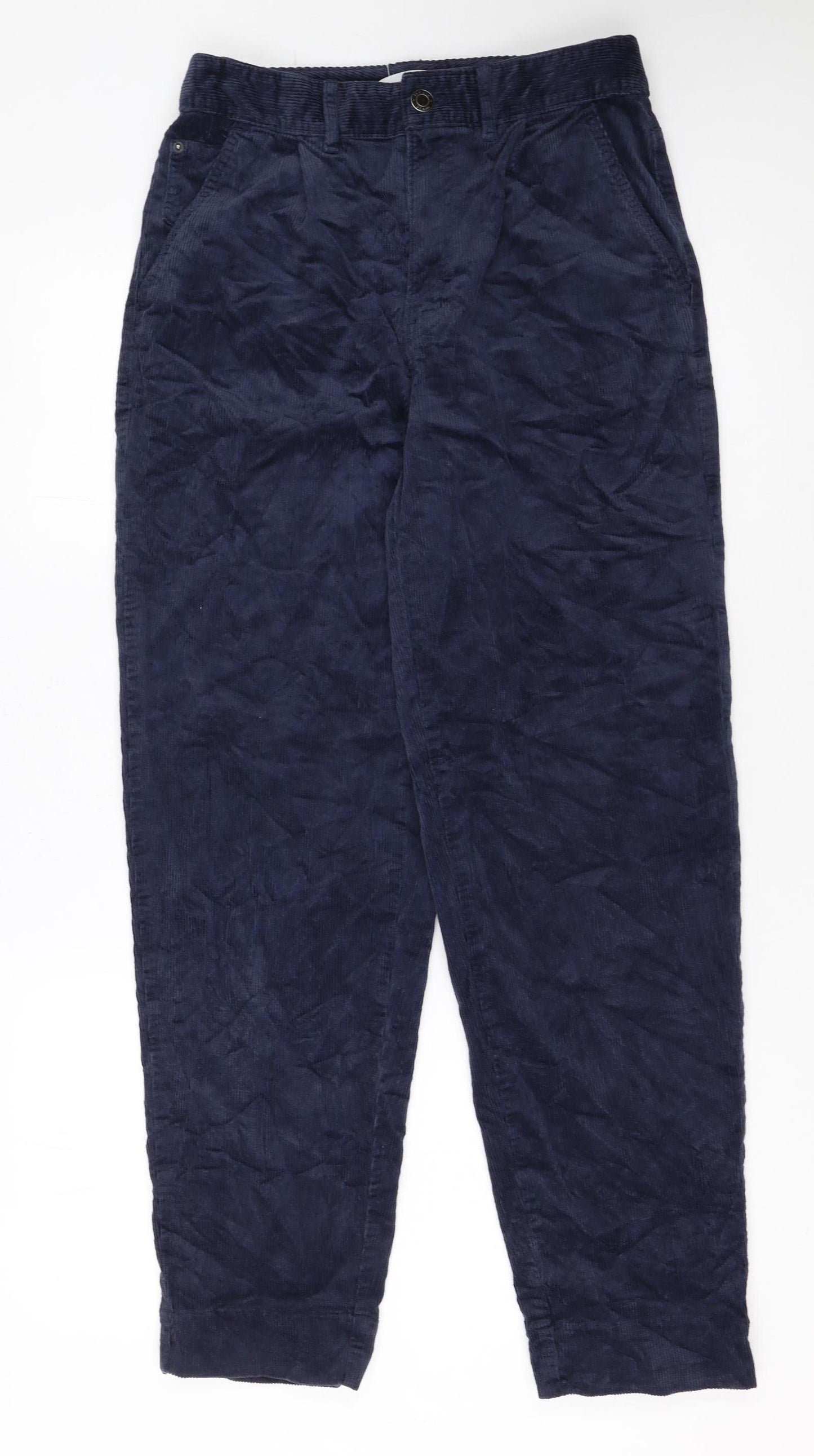 Marks and Spencer Women’s Blue Corduroy Chino Trousers Size 12