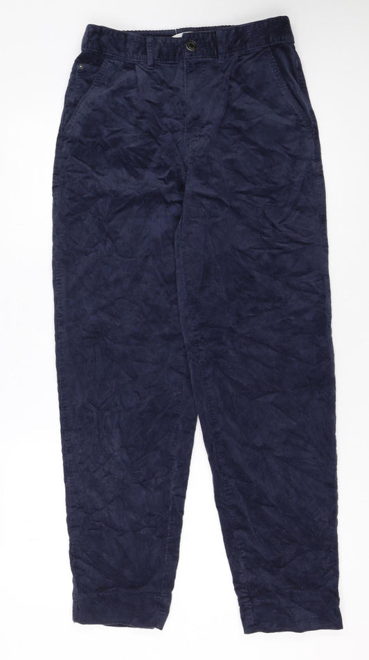Marks and Spencer Women’s Blue Corduroy Chino Trousers Size 12