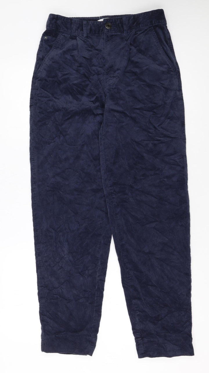 Marks and Spencer Women’s Blue Corduroy Chino Trousers Size 12