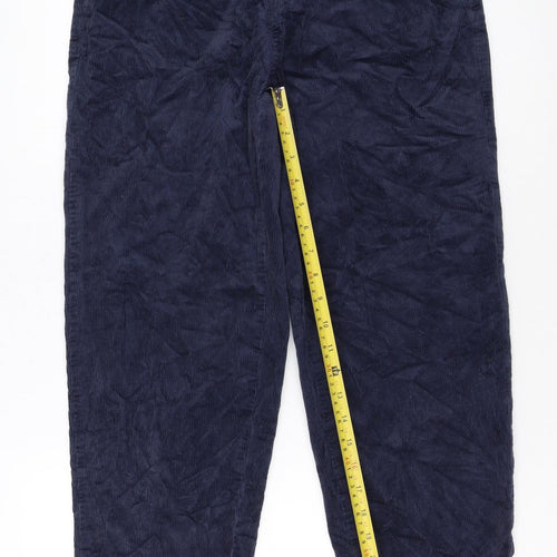 Marks and Spencer Women’s Blue Corduroy Chino Trousers Size 12