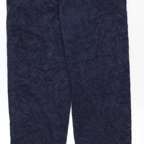 Marks and Spencer Women’s Blue Corduroy Chino Trousers Size 12