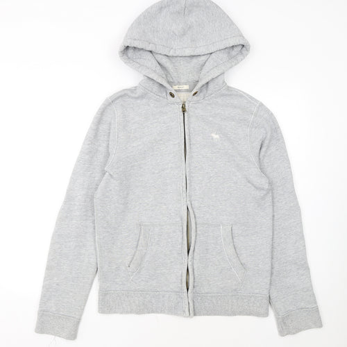 Abercrombie & Fitch Men’s Grey Full Zip Hoodie Size S