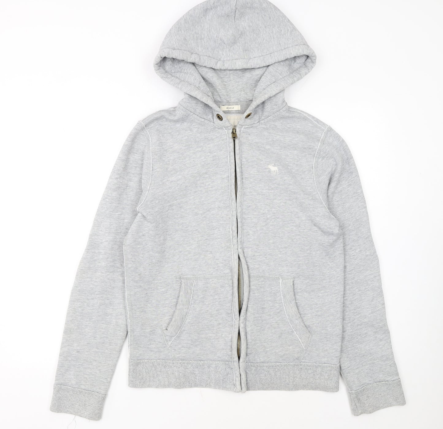 Abercrombie & Fitch Men’s Grey Full Zip Hoodie Size S