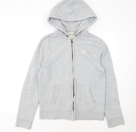 Abercrombie & Fitch Men’s Grey Full Zip Hoodie Size S
