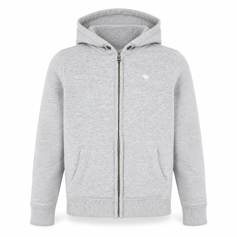 Abercrombie & Fitch Men’s Grey Full Zip Hoodie Size S