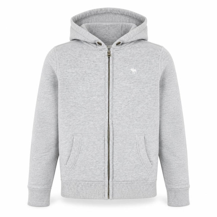 Abercrombie & Fitch Men’s Grey Full Zip Hoodie Size S