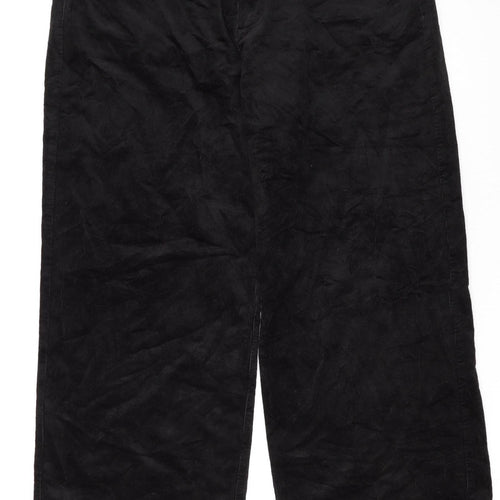 Marks and Spencer Women’s Black Corduroy Chino Trousers Size 18