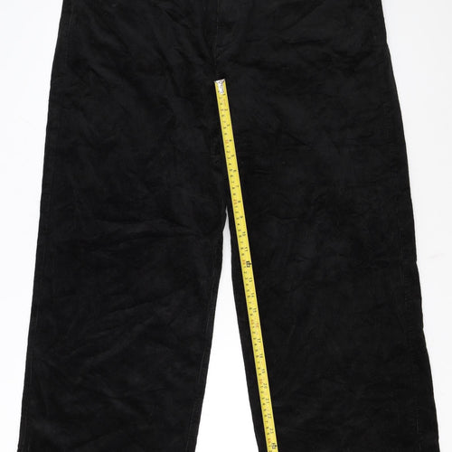Marks and Spencer Women’s Black Corduroy Chino Trousers Size 18