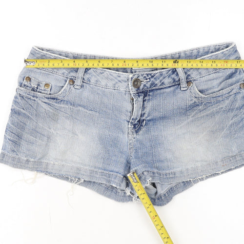 Hot Options Women's Blue Denim Cut-Off Shorts Size 12