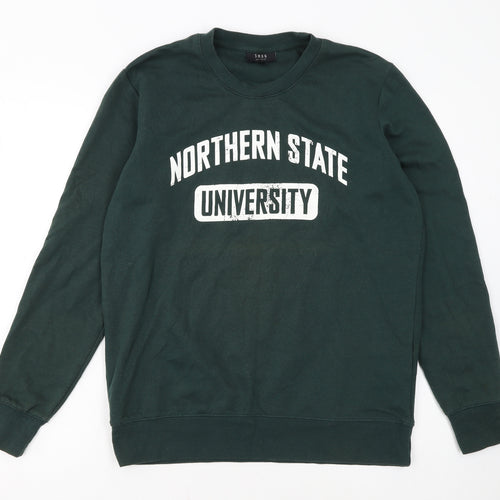 SMOG Women’s Green Northern State University Regular Fit Sweatshirt L