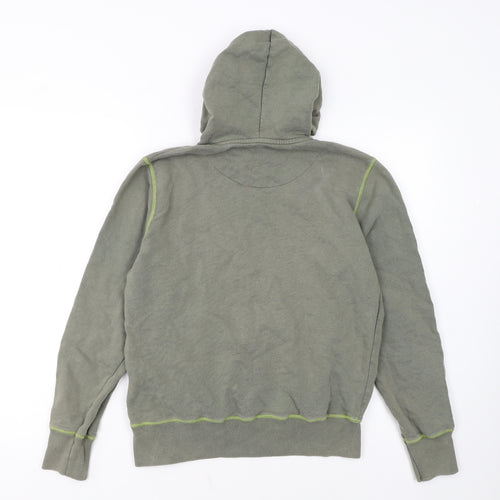 Lambretta Men's Green Pullover Hoodie Small Cotton Casual Top