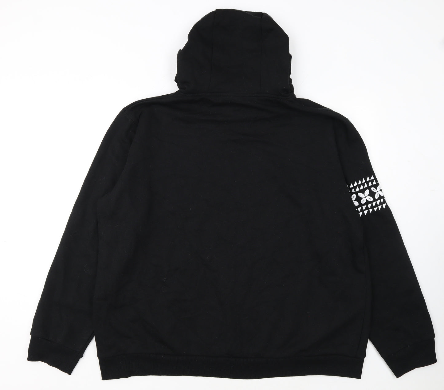 Rugby World Cup France 2023 Fiji Rugby Black 3XL Men's Pullover Hoodie