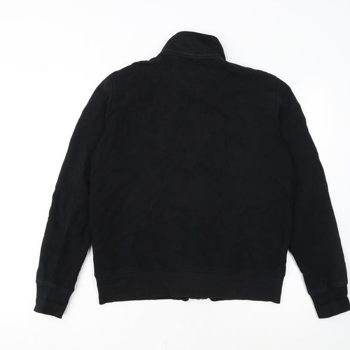 Marks and Spencer Men's Black M Basic Full Zip Fleece Jacket