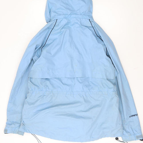 Peter Storm Men's Blue Waterproof Hooded Rain Jacket Size L