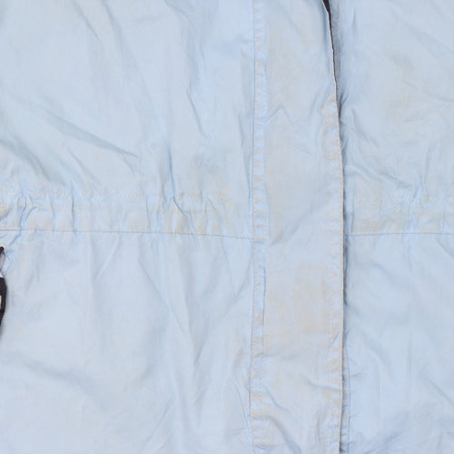 Peter Storm Men's Blue Waterproof Hooded Rain Jacket Size L