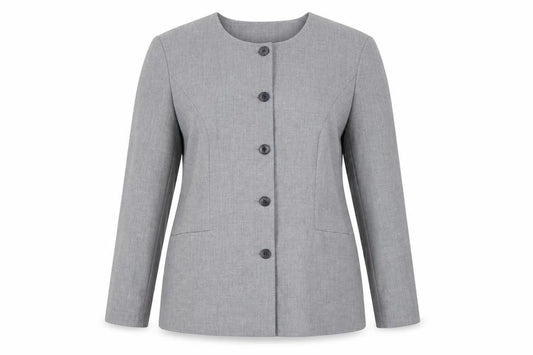 Marks and Spencer Women Grey Size 20 Long Sleeve Suit Jacket