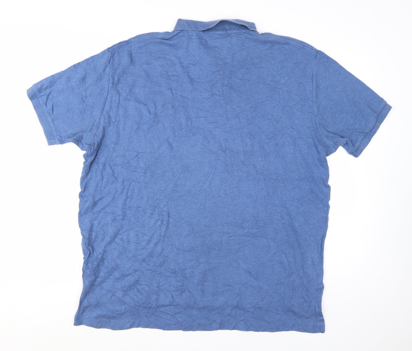 Ralph Lauren Men's Blue Short Sleeve Cotton Polo Shirt XL