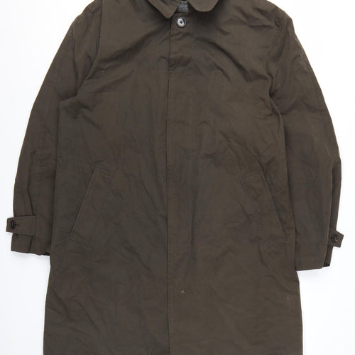 Marks and Spencer Men’s Olive Green L Rain Coat with Removable Lining