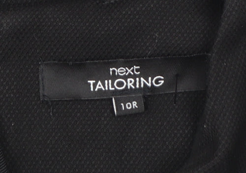 Next Women Black Size 10 Sheath Knee Length Tailoring Dress