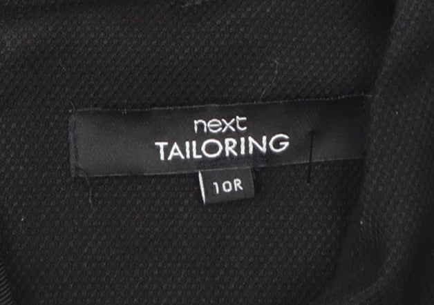 Next Women Black Size 10 Sheath Knee Length Tailoring Dress