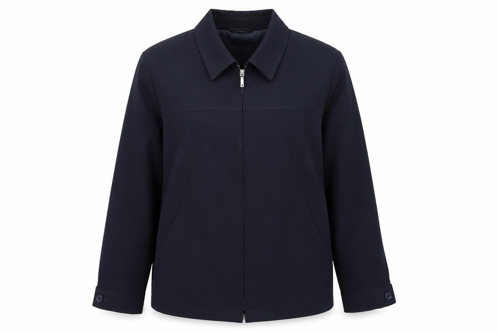 Concept K Women's Blue Polyester Zip Up Mid-Length Jacket Size 14