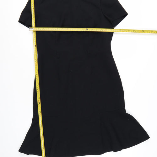 Marks and Spencer Women’s Black Size 14 Sheath Knee Length Dress