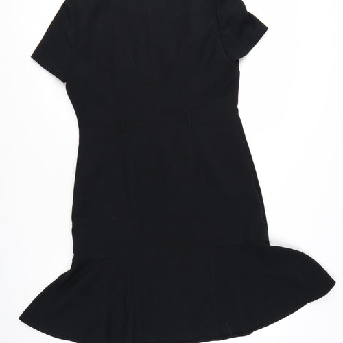 Marks and Spencer Women’s Black Size 14 Sheath Knee Length Dress