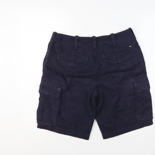 Tommy Hilfiger Men's Navy Blue Cargo Shorts Size 30 Cotton Blend