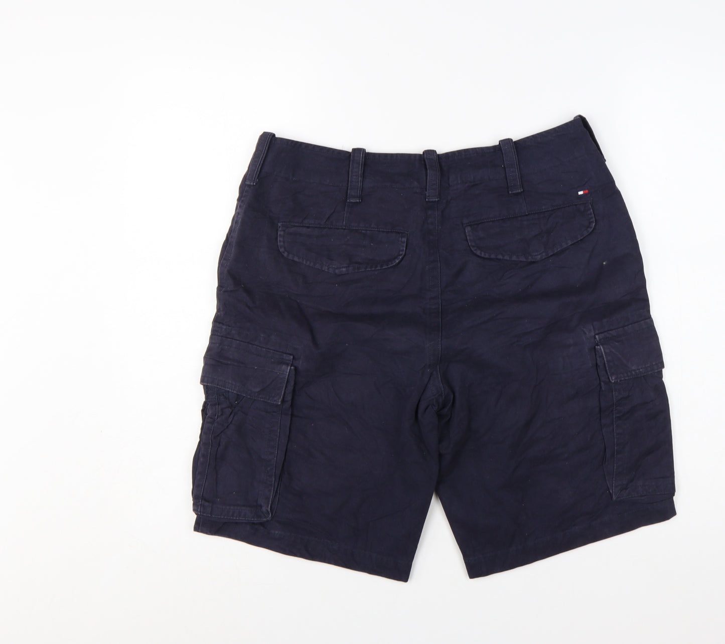 Tommy Hilfiger Men's Navy Blue Cargo Shorts Size 30 Cotton Blend