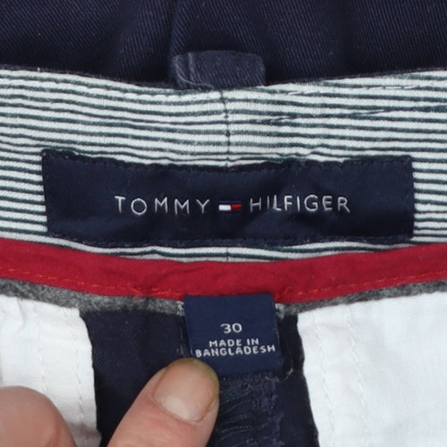 Tommy Hilfiger Men's Navy Blue Cargo Shorts Size 30 Cotton Blend