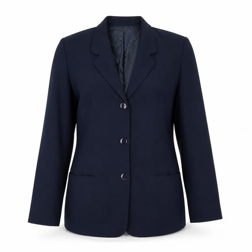 Liz Claiborne Women Blue Size 12 Classic Long Sleeve Blazer