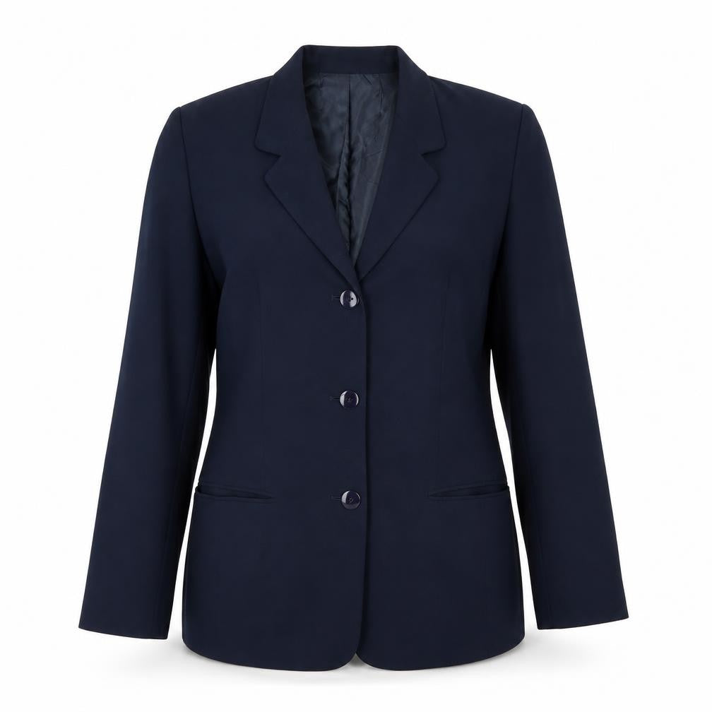 Liz Claiborne Women Blue Size 12 Classic Long Sleeve Blazer