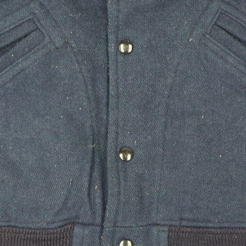 Wilson Men's Navy Wool Syracuse Varsity Jacket Size 42 Vintage
