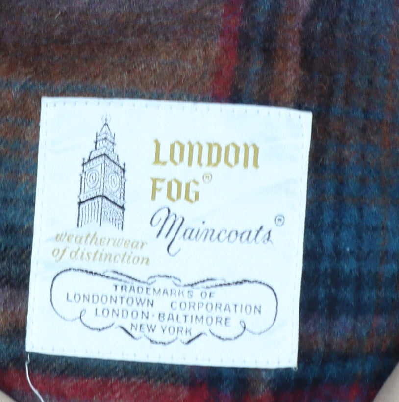 London Fog Women's Beige Trench Coat Size 12 Petite Waterproof Classic Style