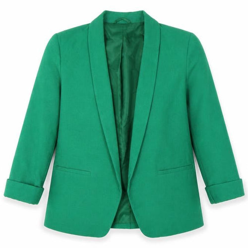Next Tailoring Green Women's UK 14 Shawl Lapel Longline Blazer