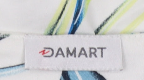 Damart Women’s Multicoloured Floral Blazer UK 14 Lightweight Lined Jacket