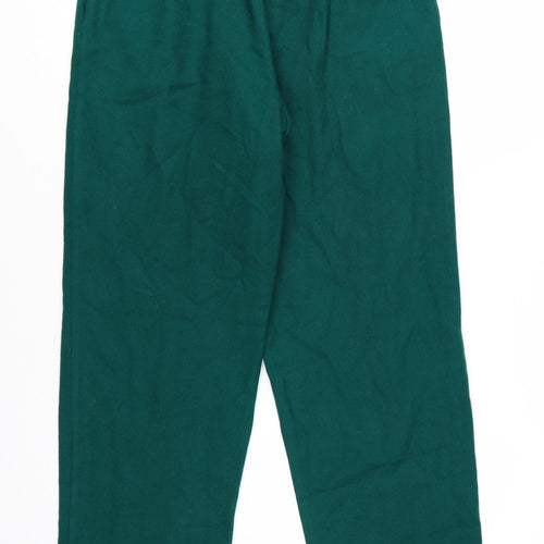 RUSS Womens Green High Waist Pleated Trousers Size 10