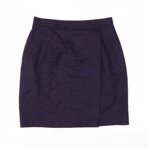 Michele New York Women's Blue Wool Pencil Skirt Size 12