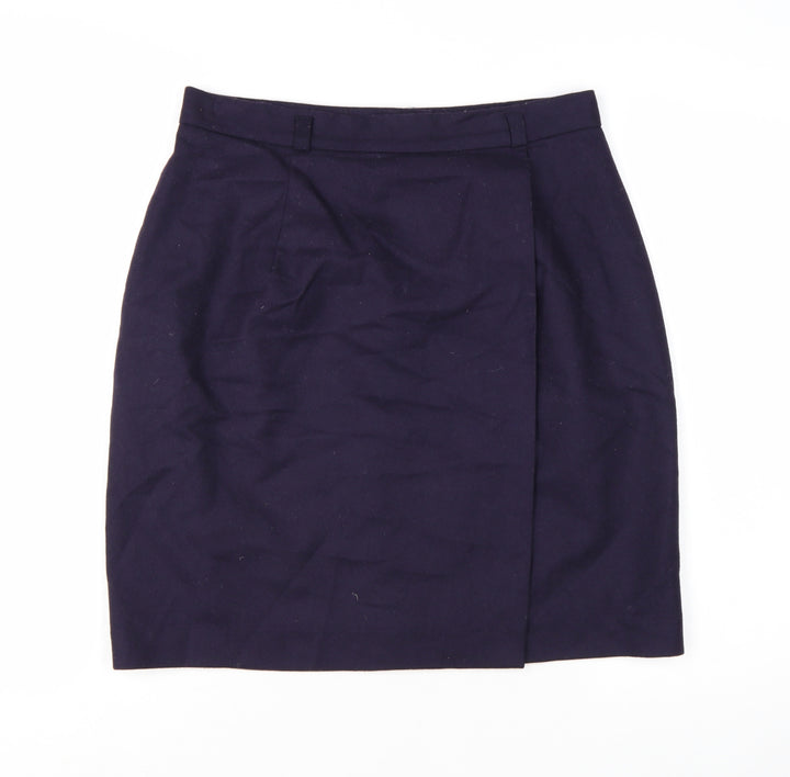 Michele New York Women's Blue Wool Pencil Skirt Size 12