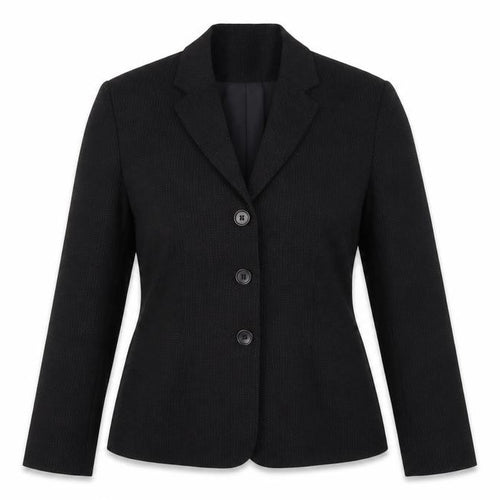 Ann Taylor Women Black Wool Single-Breasted Blazer Size 8 Regular