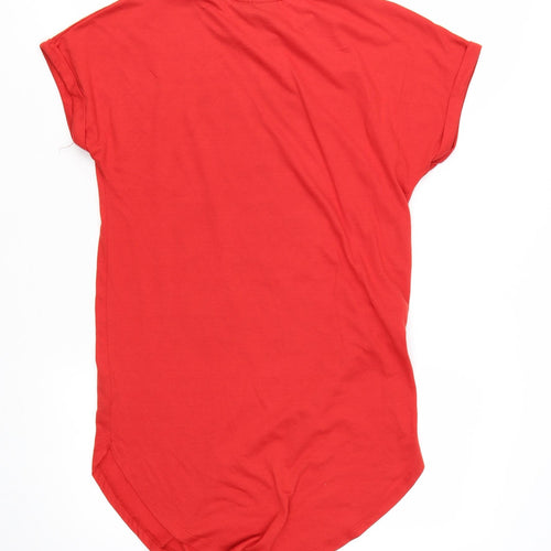 Primark Disney Women's Red Mickey Mouse T-Shirt Nightshirt 2XS