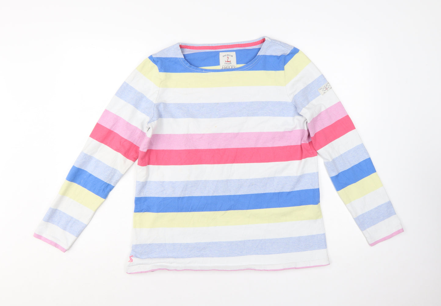 Joules Women Multicoloured Long Sleeve Pullover Sweatshirt UK 16
