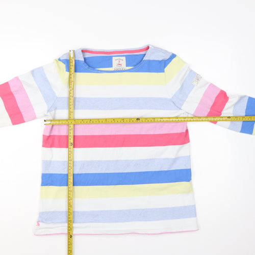 Joules Women Multicoloured Long Sleeve Pullover Sweatshirt UK 16
