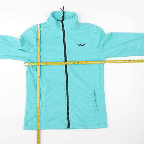 TOG24 Women's Blue Fleece Jacket Size 10 Full Zip Outdoor