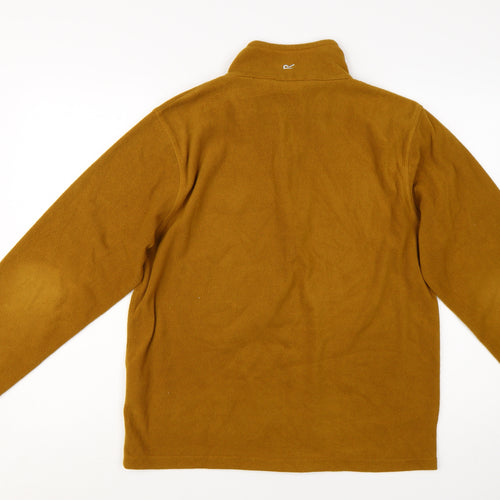 Regatta Men’s Brown Fleece 1/4 Zip Pullover Sweatshirt M