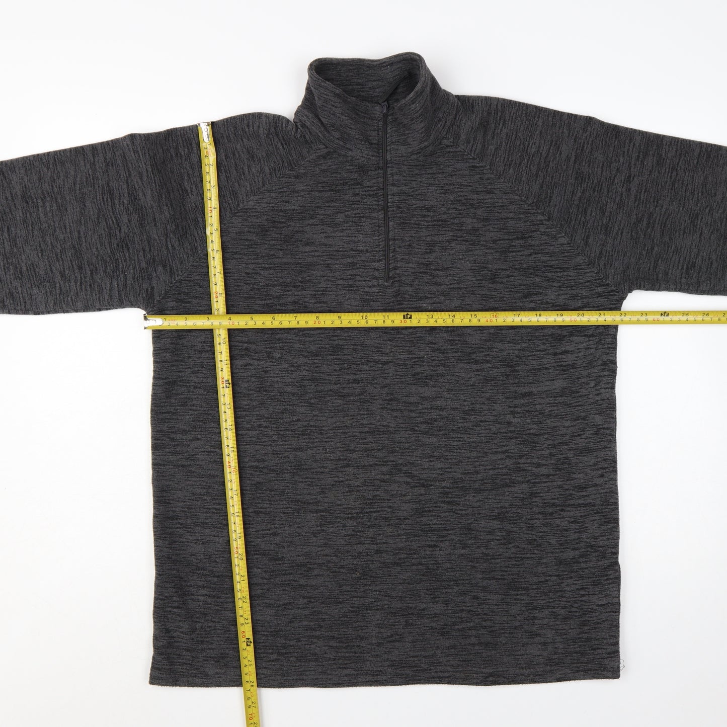 Mountain Warehouse Mens Grey Fleece 1/4 Zip Pullover Sweatshirt M