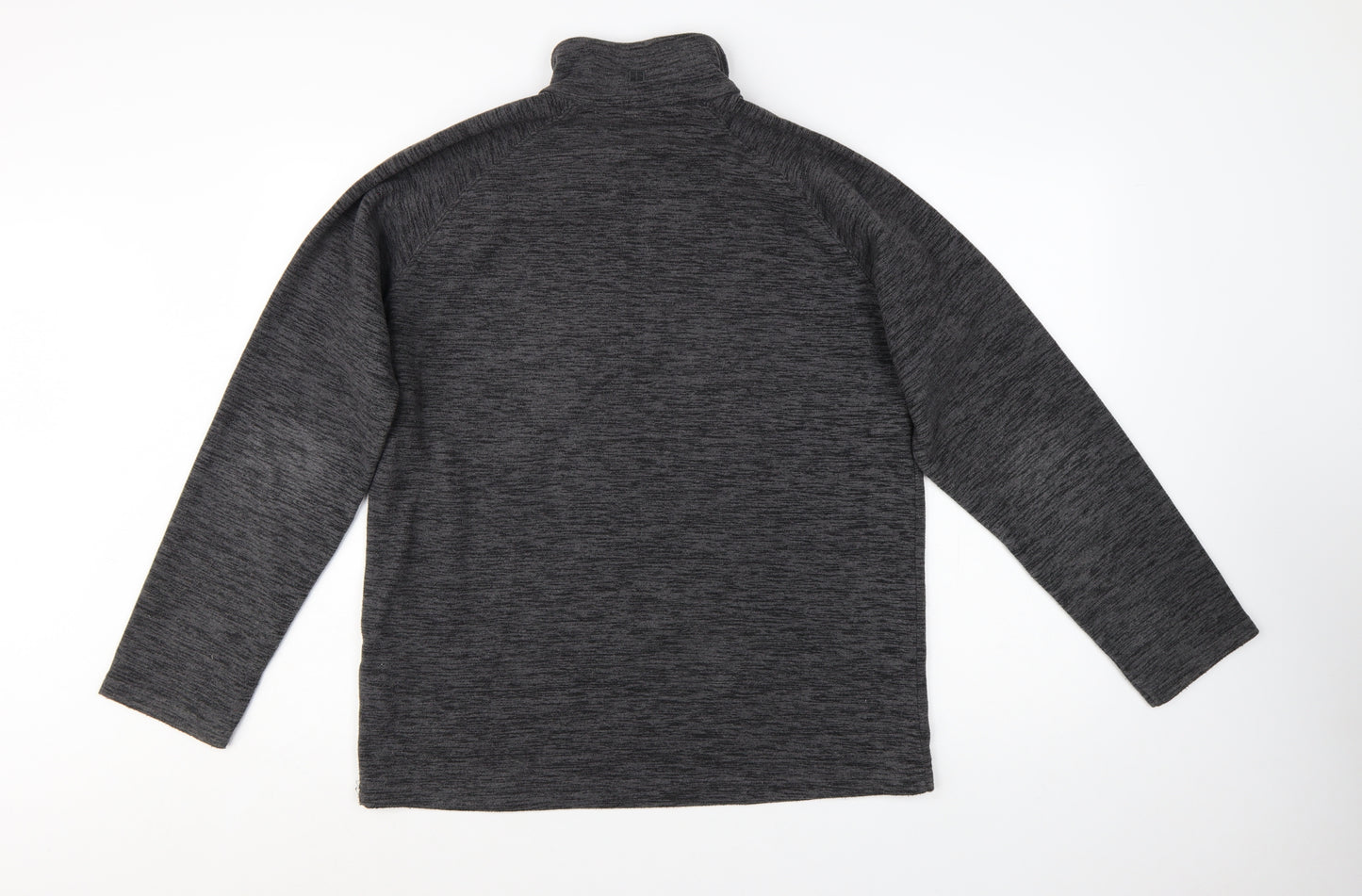Mountain Warehouse Mens Grey Fleece 1/4 Zip Pullover Sweatshirt M