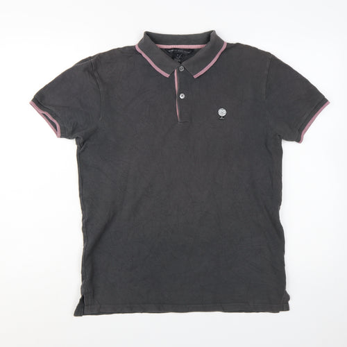 Marc by Marc Jacobs Men's Black Cotton Polo Shirt M Short Sleeve